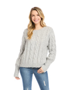 Karen Kane Cable Sweater