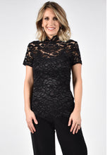 Load image into Gallery viewer, Frank Lyman Lace Mock Turtleneck
