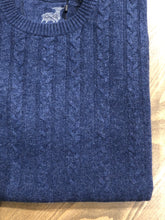 Load image into Gallery viewer, Raffi Cashmere Cable Crew Sweater
