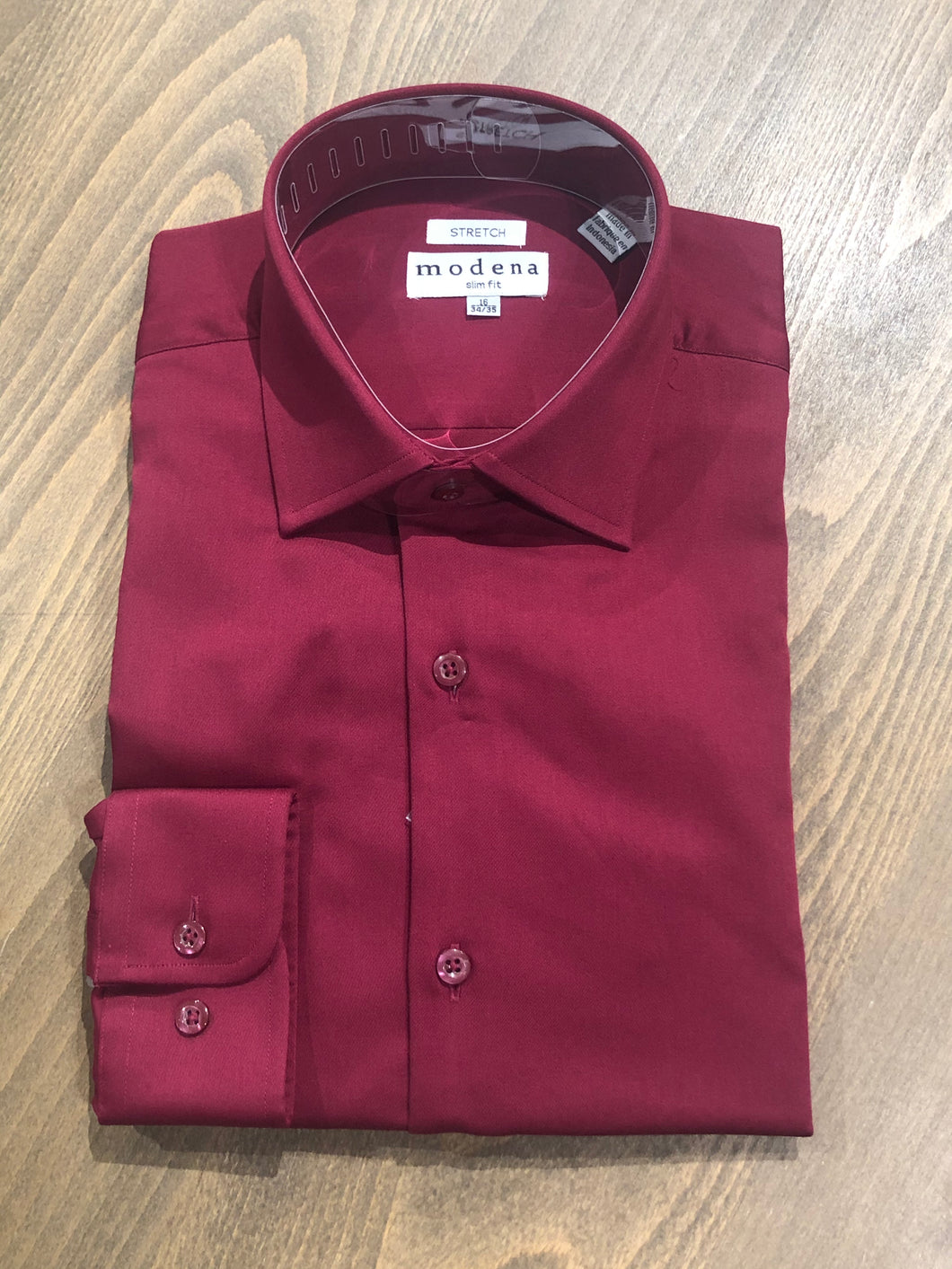 Modena Solid Slim Fit Dress Shirt - 2 Colors