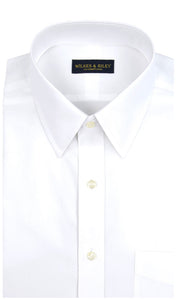 Wilkes & Riley Tailored Fit Point Collar Non-Iron