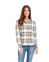 Load image into Gallery viewer, Karen Kane Plaid Button Up
