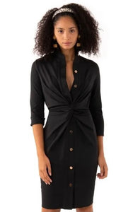 Gretchen Scott Twist & Shout Solid Dress
