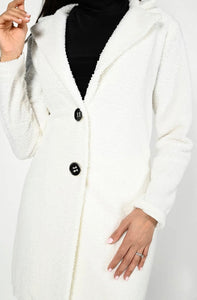 Frank Lyman Sherpa Long Jacket