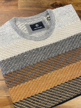 Load image into Gallery viewer, Impulso Block Stripe Crew Sweater
