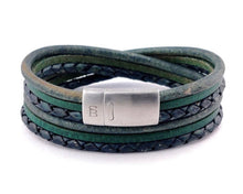 Load image into Gallery viewer, Steel &amp; Barnett Leather Bracelet Bonacci
