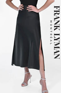 Frank Lyman Satin Long Skirt
