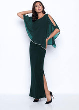 Load image into Gallery viewer, Frank Lyman Long Sparkle Jade Dress
