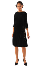 Load image into Gallery viewer, Gretchen Scott Velvet Button Up Buttercup Dress
