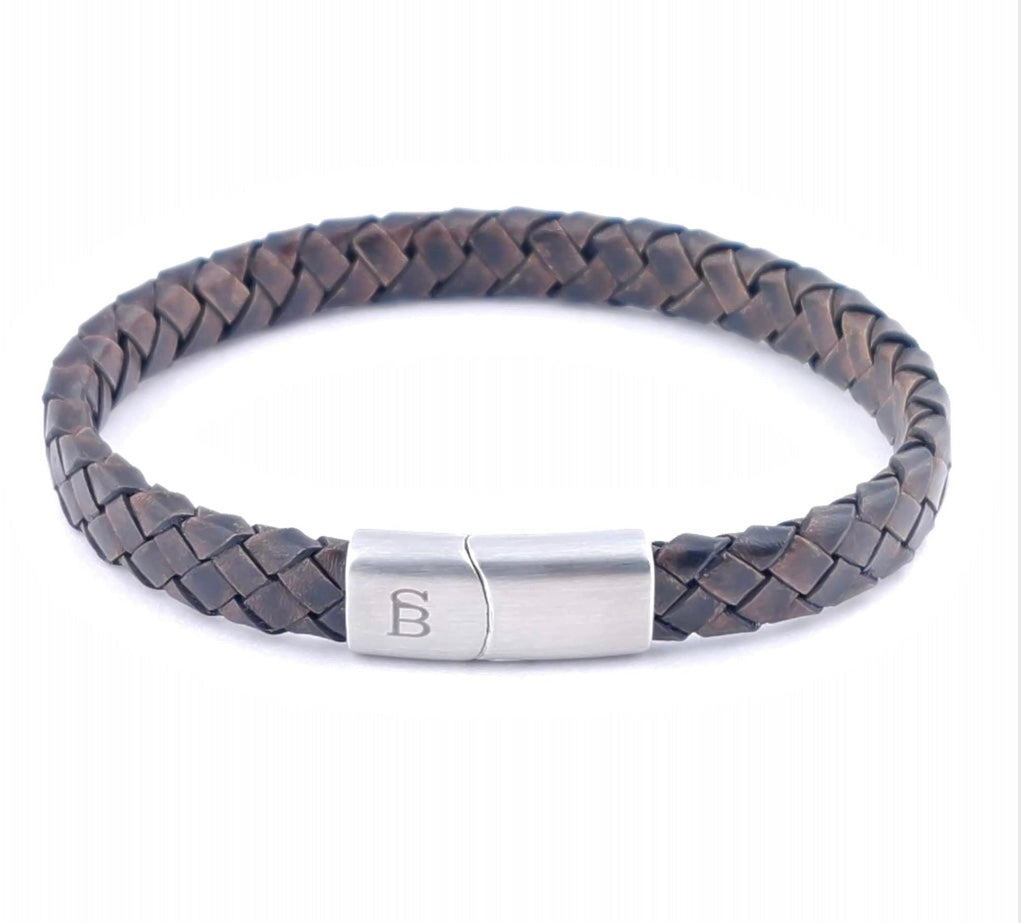 Steel & Barnett Leather Bracelet Riley