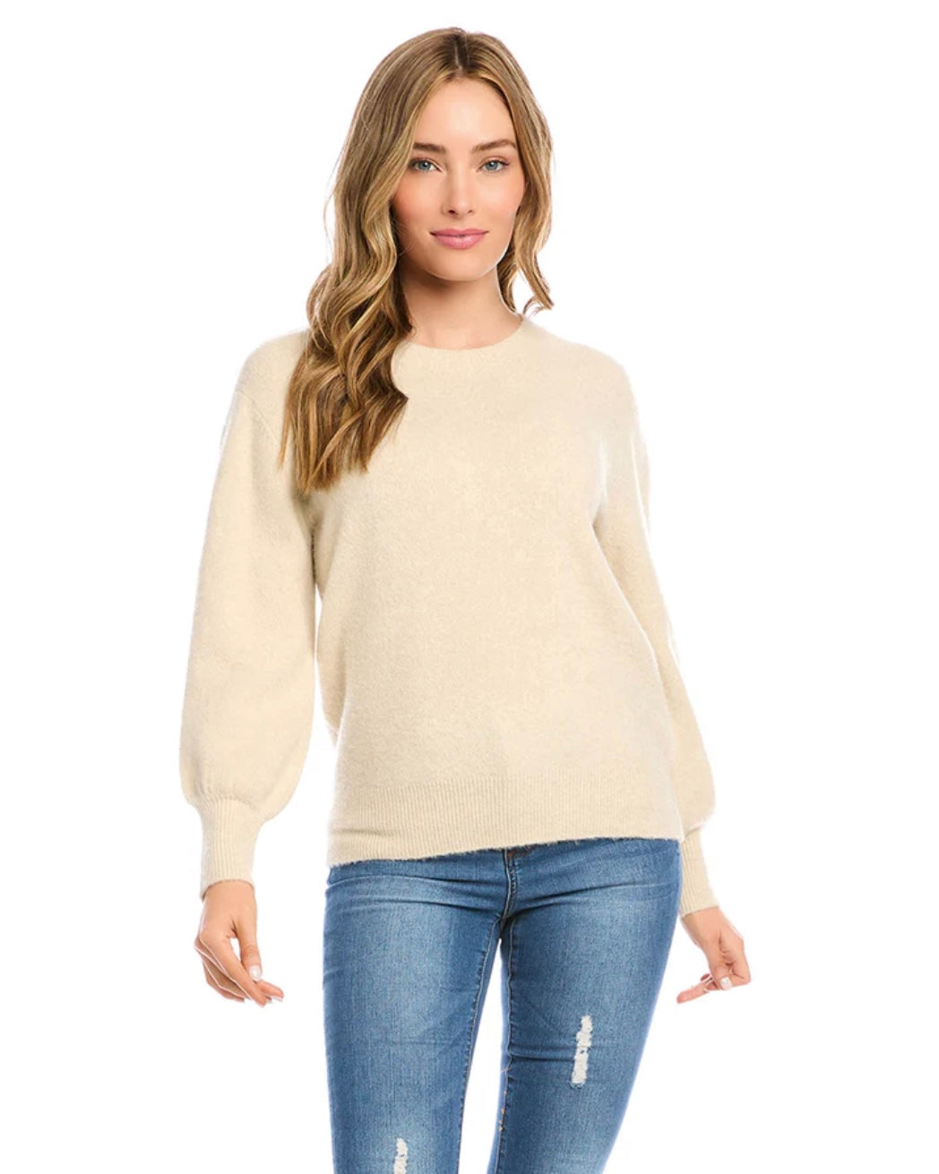 Karen Kane Blouson Sleeve Sweater